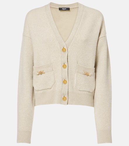 Versace Cardigan in lana e cashmere - Versace - Modalova