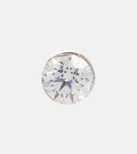 Arete único Invisible de oro blanco de 18 ct con diamante blanco - Maria Tash - Modalova