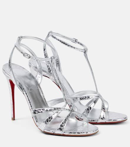 Sandalen Tangueva 100 aus Metallic-Leder - Christian Louboutin - Modalova