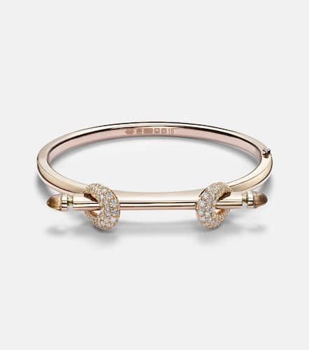 Bracciale Chakra Icon in rosa 18kt con diamanti e quarzi - Ananya - Modalova