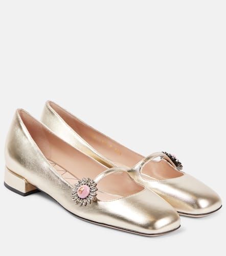 Ballerine Mary Jane in pelle metallizzata - Valentino Garavani - Modalova