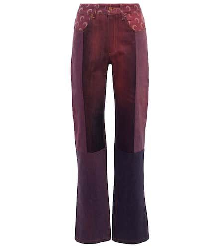 High-rise straight-leg jeans - Marine Serre - Modalova