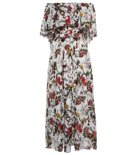 Vacation Algarve cotton and silk maxi dress - Erdem - Modalova