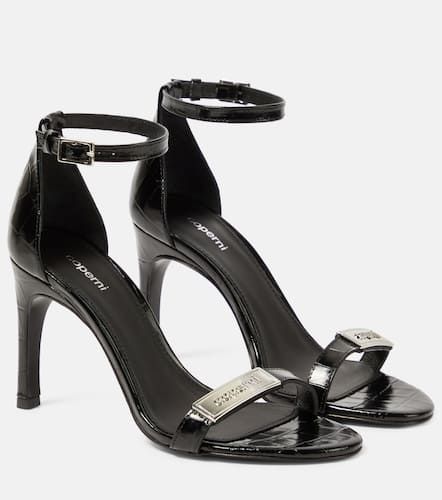 Croco Skinny leather sandals - Coperni - Modalova