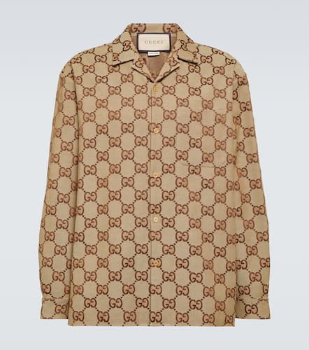 Gucci Maxi GG jacquard canvas shirt - Gucci - Modalova