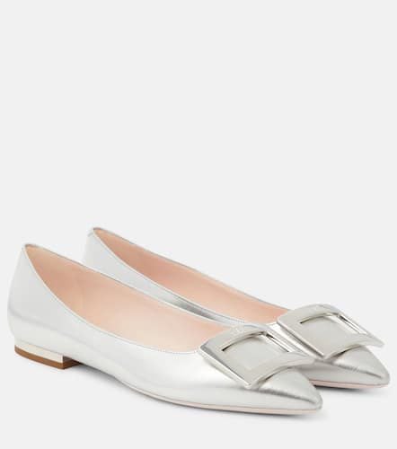 Ballerinas Gommettine aus Metallic-Leder - Roger Vivier - Modalova