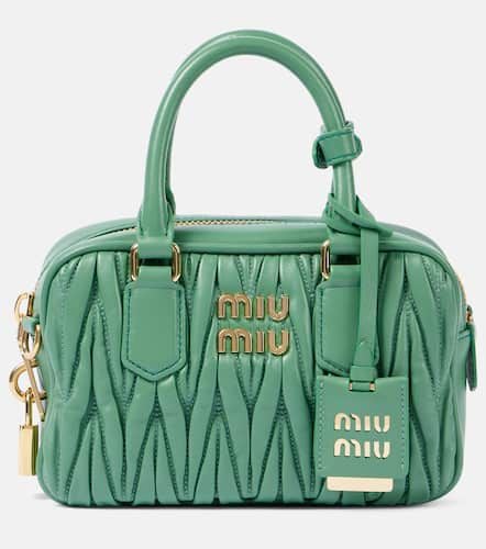 Arcadie Small matelassé leather tote bag - Miu Miu - Modalova