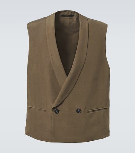 Giorgio Armani Gilet in misto lino - Giorgio Armani - Modalova