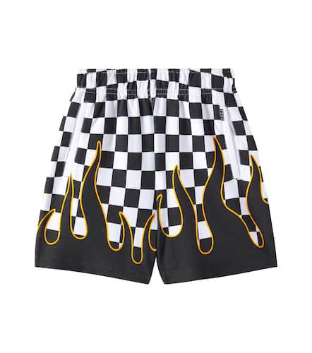 Amil checked cotton jersey Bermuda shorts - Molo - Modalova