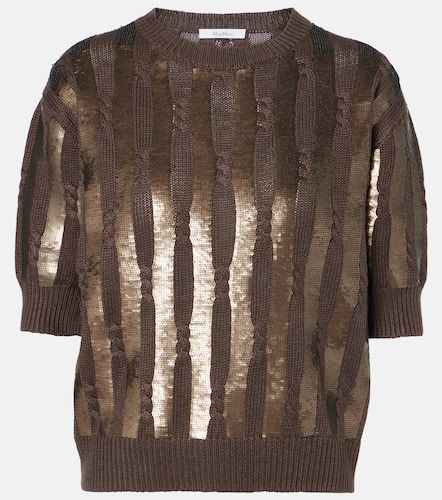 Top Empoli en lin à sequins - Max Mara - Modalova