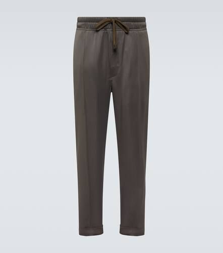 Tom Ford Pantaloni tapered in cady - Tom Ford - Modalova