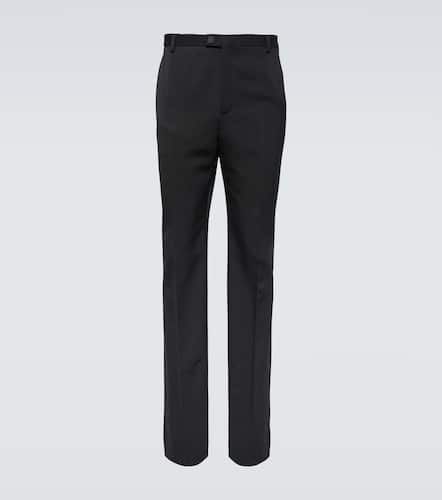 High-rise wool tuxedo pants - Saint Laurent - Modalova