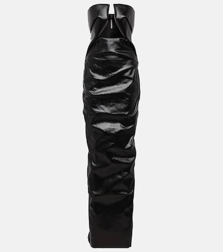 Prong cutout coated denim gown - Rick Owens - Modalova