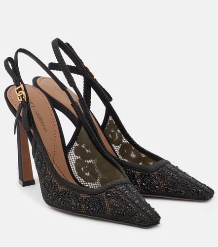 DG embellished slingback pumps - Dolce&Gabbana - Modalova