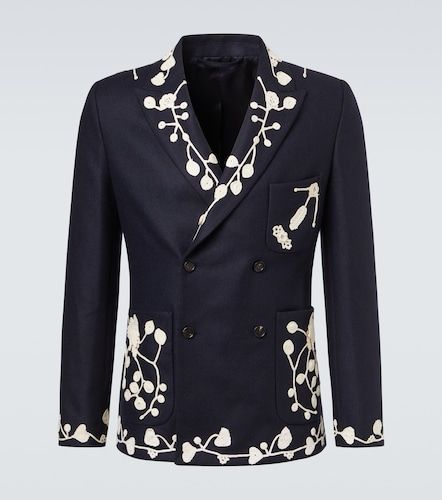 Snowdrop embroidered wool-blend blazer - Bode - Modalova