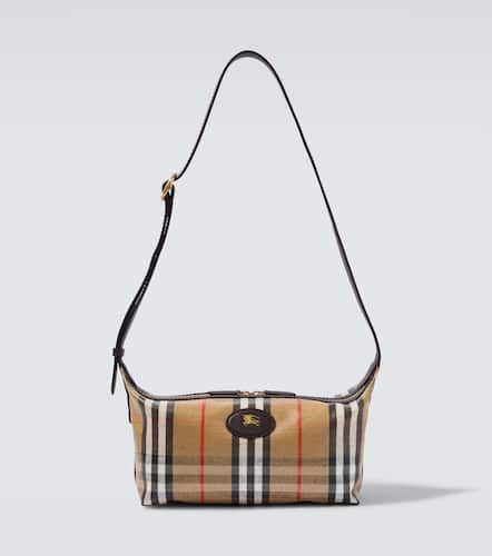Borsa in canvas Check con pelle - Burberry - Modalova