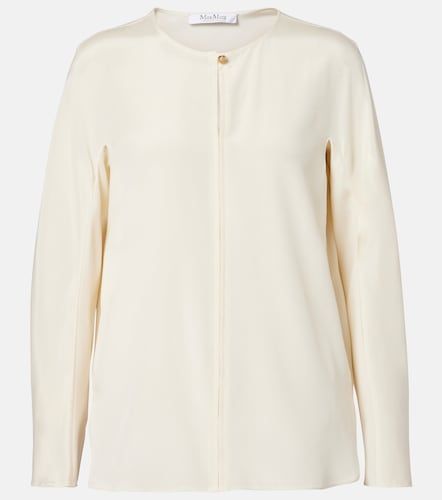 Max Mara Mitico silk-blend cady top - Max Mara - Modalova