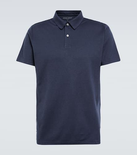 Polo Ramsay 2 in tencel e cotone piqué - Derek Rose - Modalova