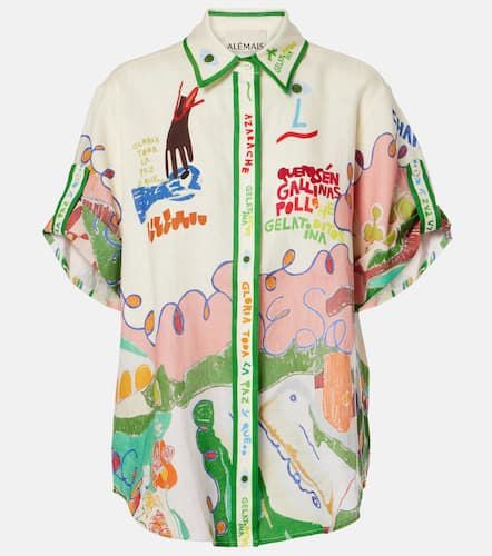 AlÃ©mais Nadia printed linen shirt - Alemais - Modalova