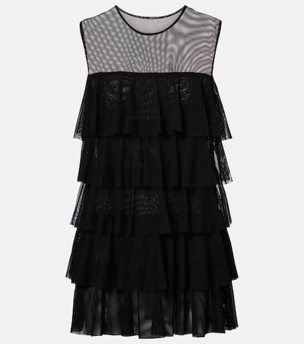 Ruffled semi-sheer gown - Norma Kamali - Modalova