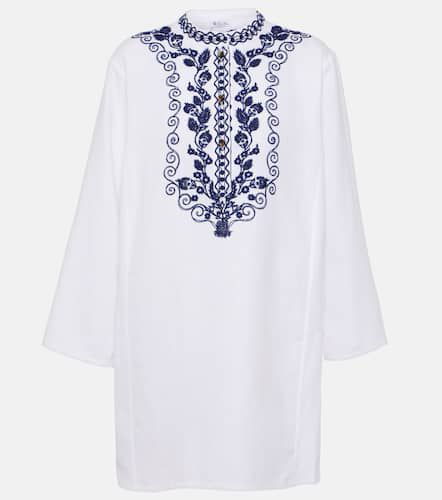 Sophia embroidered linen kaftan - Loro Piana - Modalova