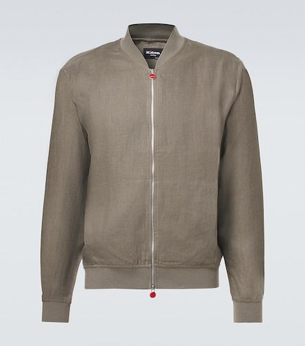 Kiton Linen bomber jacket - Kiton - Modalova