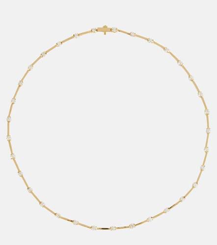 Collar Zea Linked de oro de 18 ct con diamantes - Melissa Kaye - Modalova