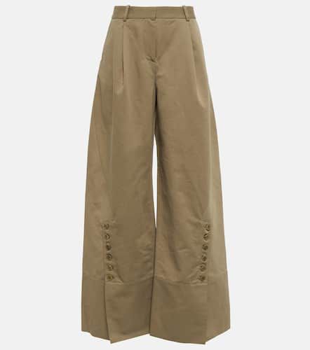Pantalones anchos de algodón y lino - Altuzarra - Modalova