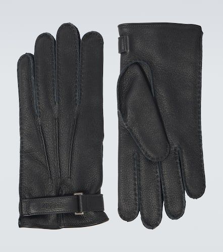 Zegna Embossed leather gloves - Zegna - Modalova