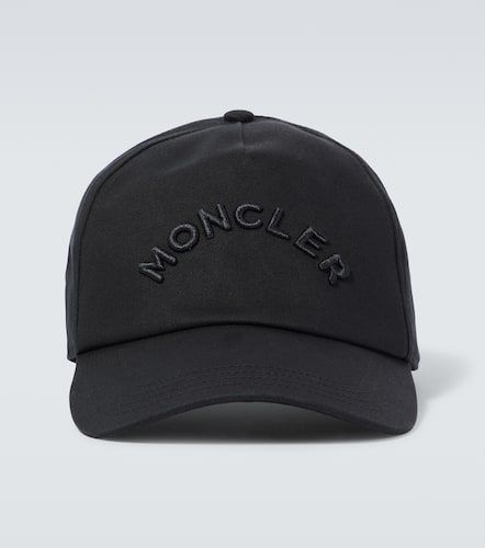 Gorra de lona de algodón con logo - Moncler - Modalova
