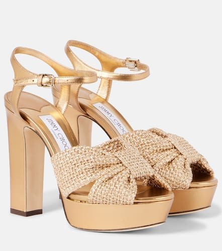 Sandalias con plataforma Heloise 120 de piel - Jimmy Choo - Modalova