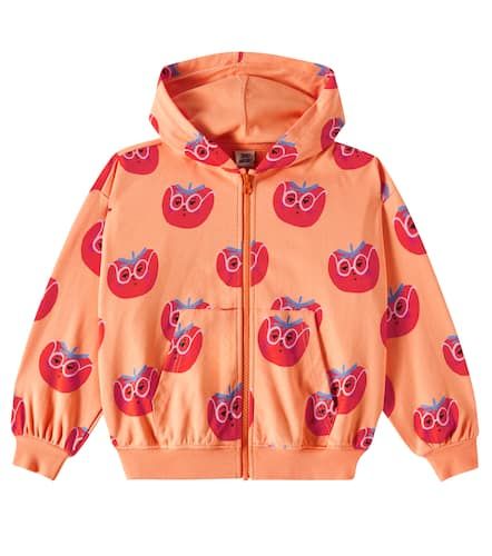 Bedruckte Kapuzenjacke Tomato aus Baumwoll-Jersey - Jellymallow - Modalova