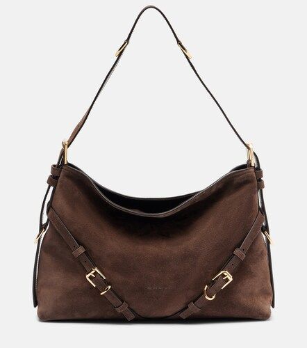 Borsa a spalla Voyou Medium in suede - Givenchy - Modalova