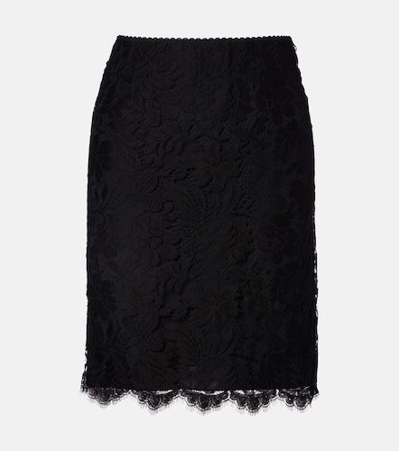 Chloé Minifalda de encaje en mezcla de algodón - Chloe - Modalova