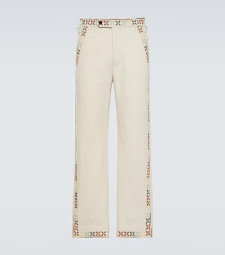 Pantalones Prisma de algodón bordados - Bode - Modalova
