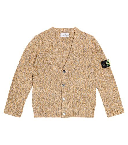 Wool-blend cardigan - Stone Island Junior - Modalova