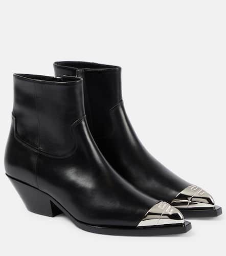 Western leather ankle boots - Givenchy - Modalova