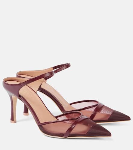 Mules Uma 80 de malla con piel - Malone Souliers - Modalova