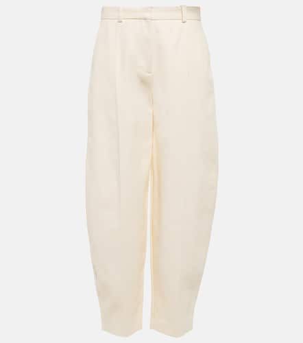 Toteme Mid-rise cotton pants - Toteme - Modalova