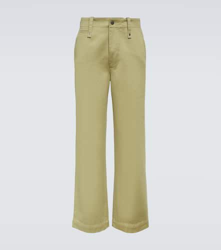 Burberry Straight leg cotton pants - Burberry - Modalova