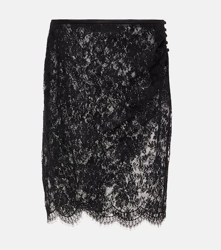 Saint Laurent Wickelrock aus Spitze - Saint Laurent - Modalova