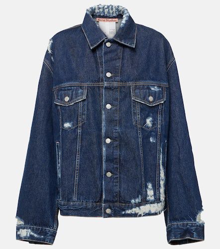 Chaqueta de denim efecto desgastado - Acne Studios - Modalova