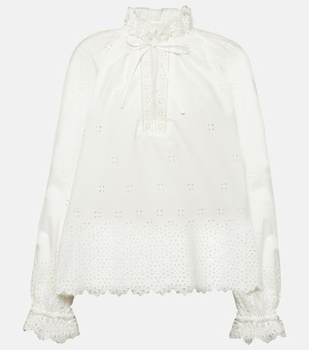 Blusa Alora de algodón con bordado inglés - Ulla Johnson - Modalova