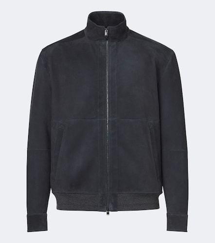 Canali Suede bomber jacket - Canali - Modalova