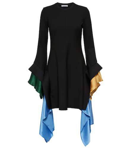 Vestido corto ribeteado con volantes - JW Anderson - Modalova