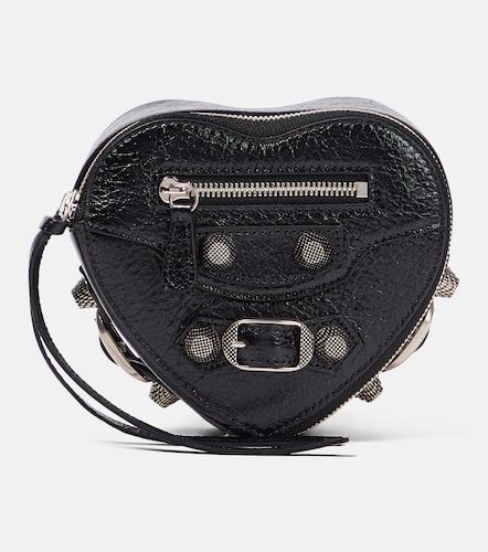 Le Cagole Heart leather coin purse - Balenciaga - Modalova