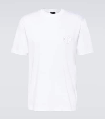 Camiseta de jersey de algodón - Giorgio Armani - Modalova