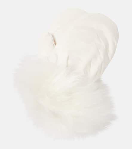 Muffole imbottite in piuma con shearling - Yves Salomon - Modalova