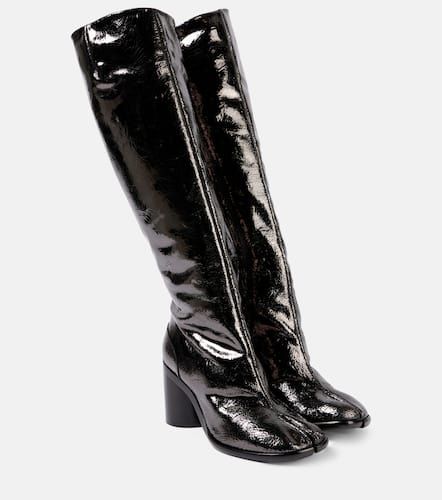 Tabi patent leather knee-high boots - Maison Margiela - Modalova