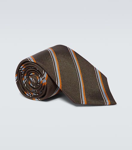 Cravatta in jacquard di seta a righe - Gucci - Modalova